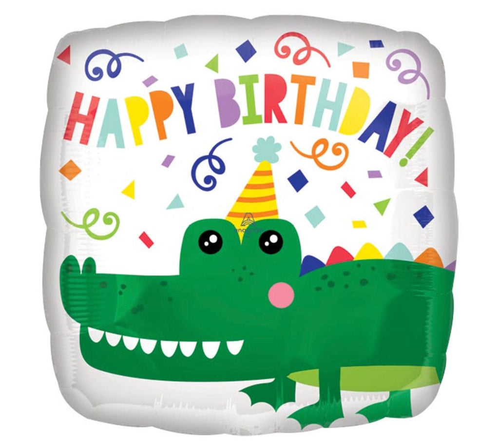 burton+burton Balloons Gator Birthday Balloon