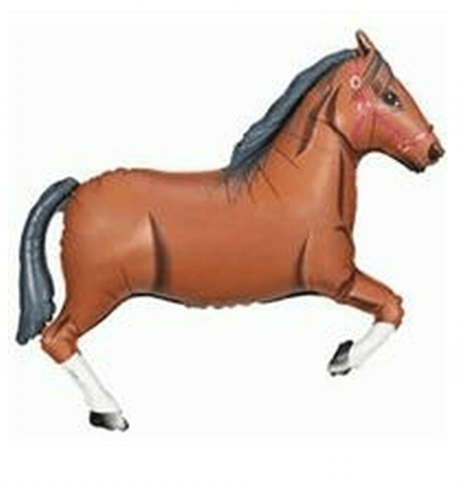 burton+burton Balloons Horse Balloon - Brown