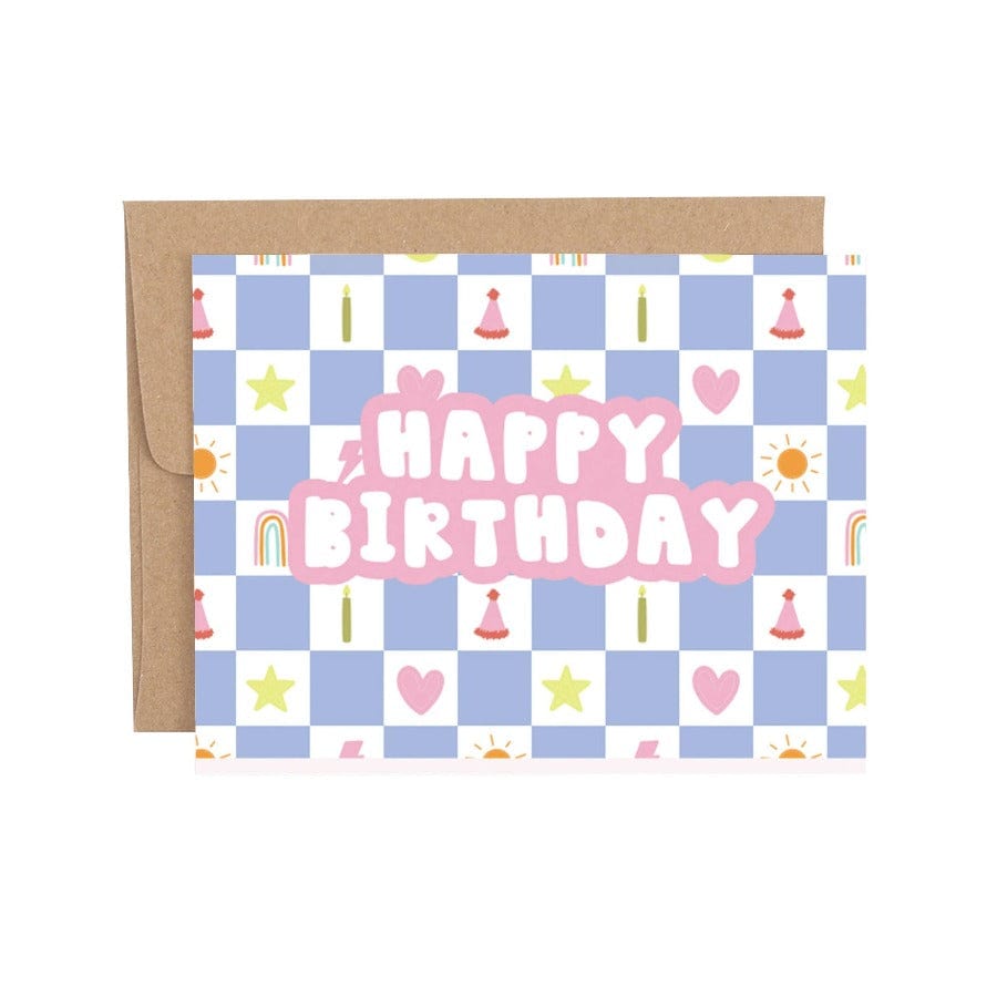 Callie Danielle Paper Birthday Checkerboard Card