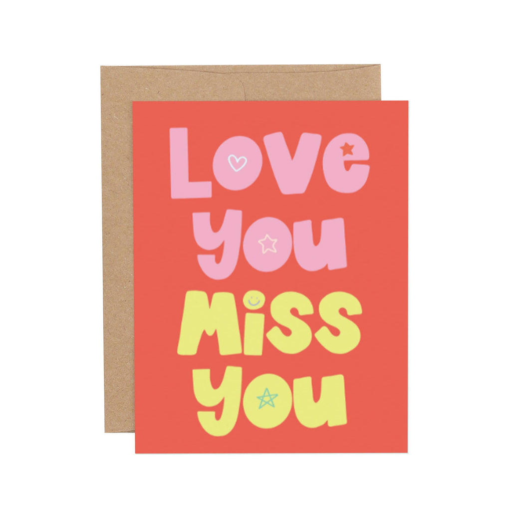 Callie Danielle Paper Love You Miss You Card