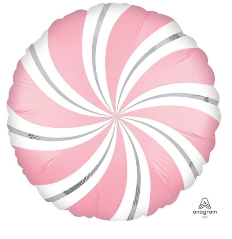 Pink Candy Swirl Balloon