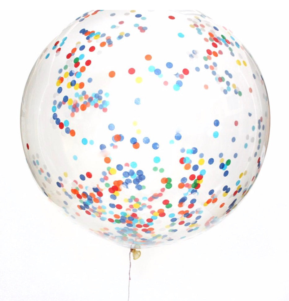 Classic Birthday Confetti Balloon