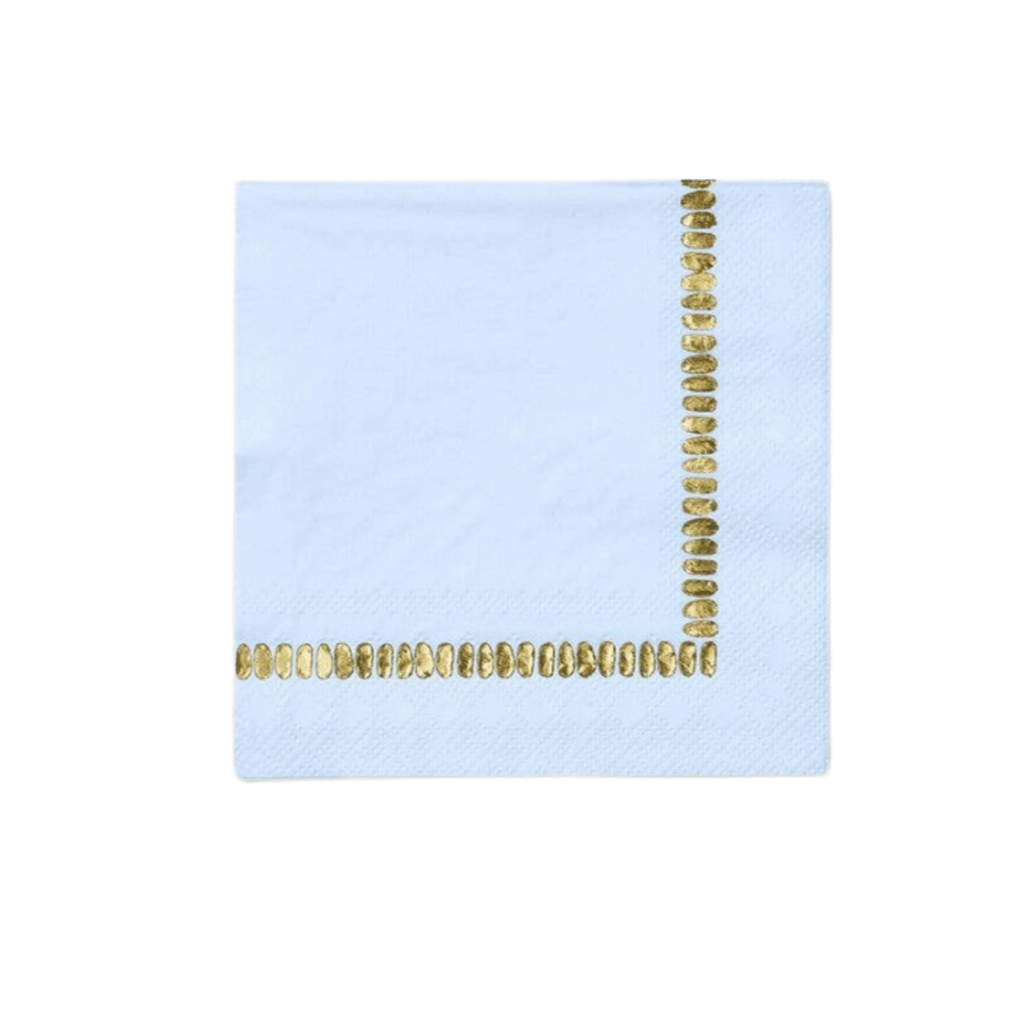 Coterie Party Supplies Party Blue Brushstroke Napkins