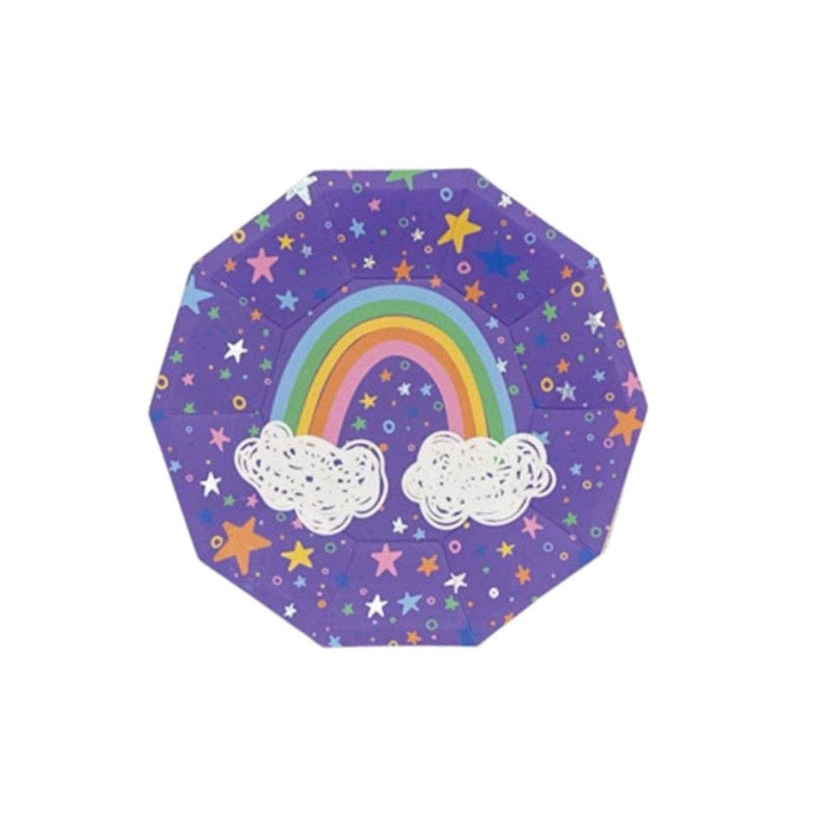 Coterie Party Supplies Party Coterie x Sparkella Rainbow Sm Plates