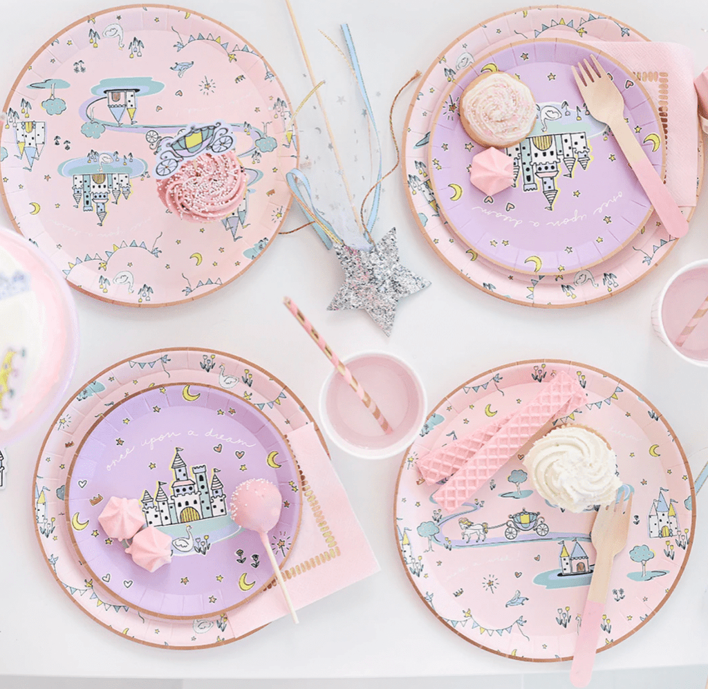 Coterie Party Supplies Party Fairytale Princess Plates