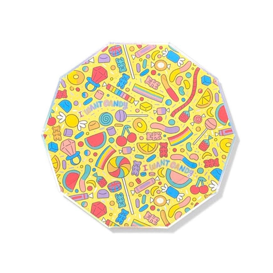 Coterie Party Supplies Party I Want Candy Plates LG