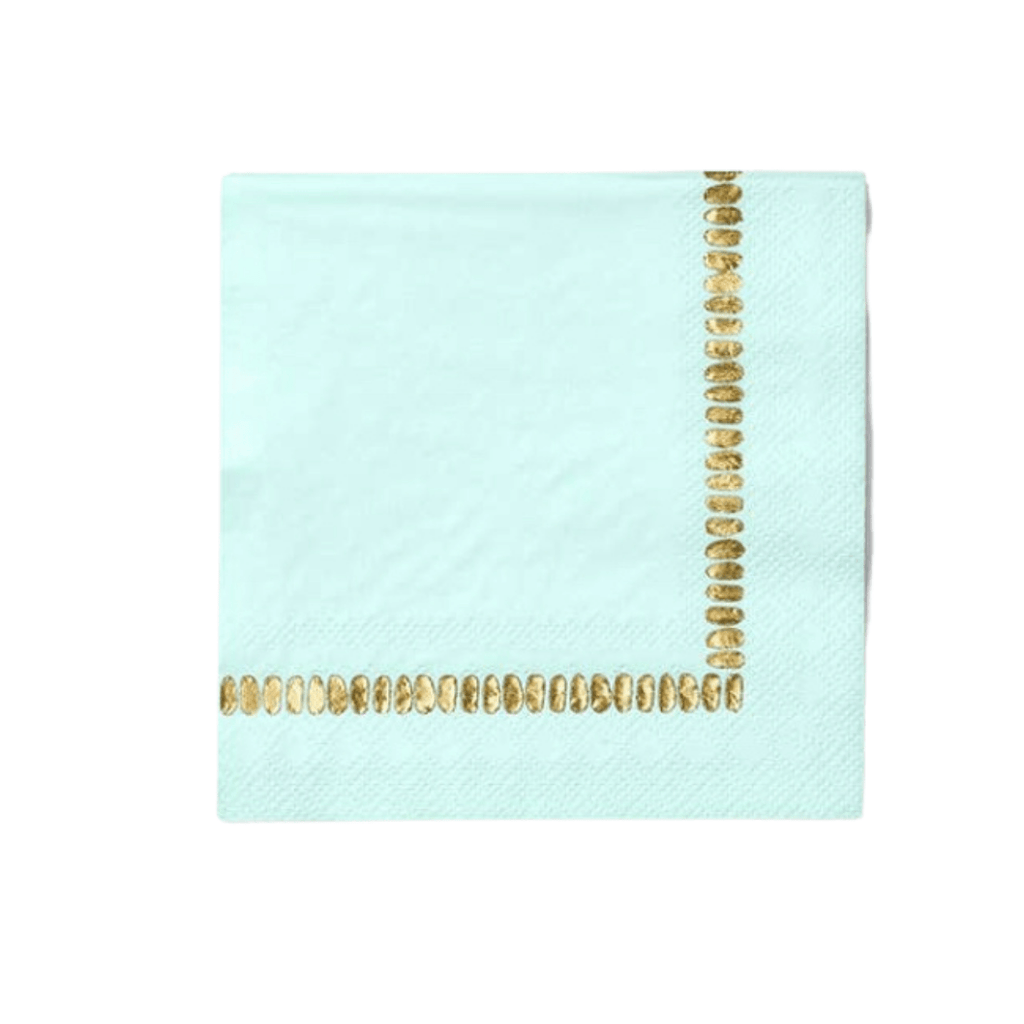 Coterie Party Supplies Party Mint Brushstroke Napkins