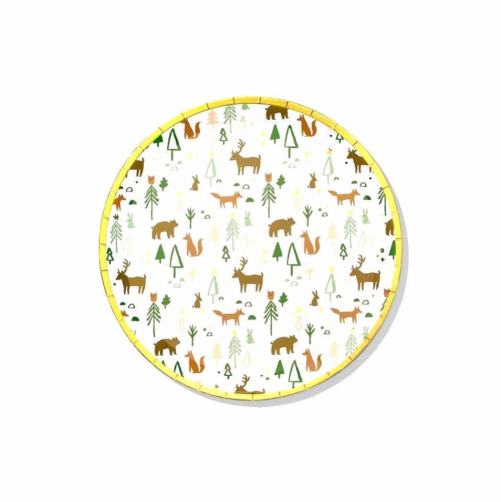 Coterie Party Supplies Party Woodland Wonders Plates - Large