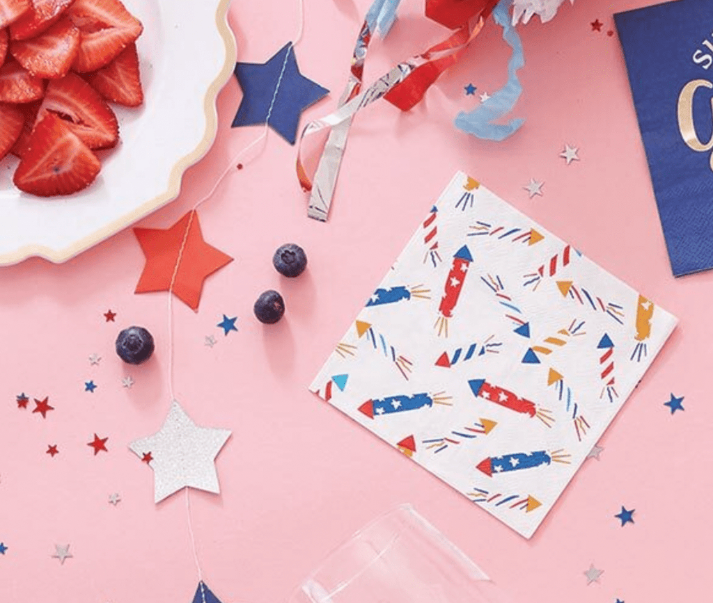 Creative Brands Party Firecracker Napkins