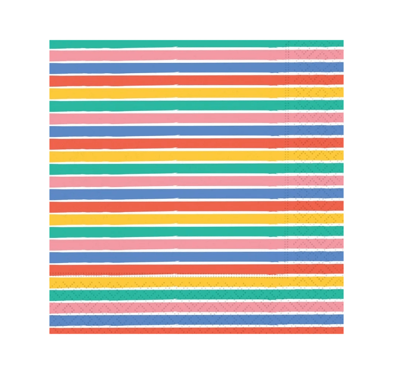 Design Design Party Stripes Taste Lunch Napkin