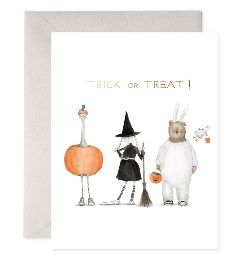 E. Frances Greeting Cards Trick or Treat Squad Card