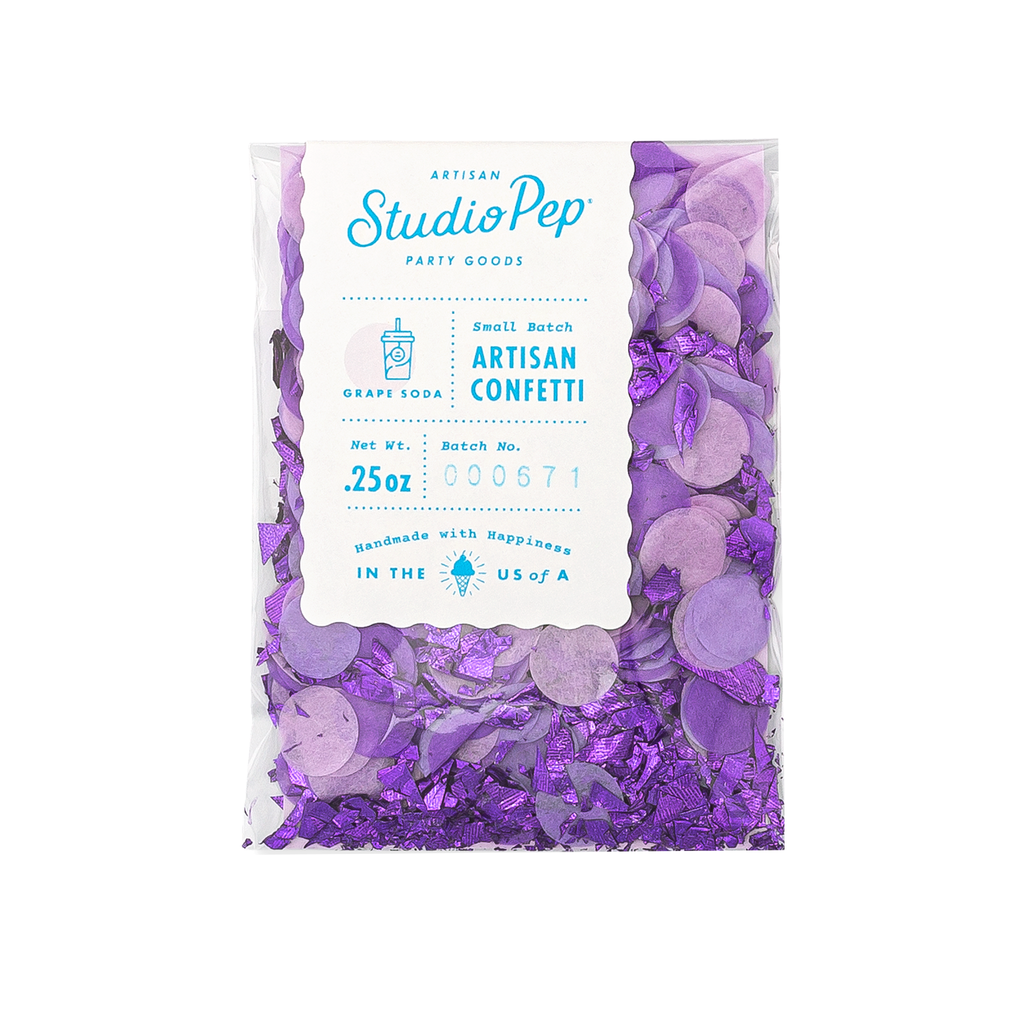 Purple Artisan Confetti