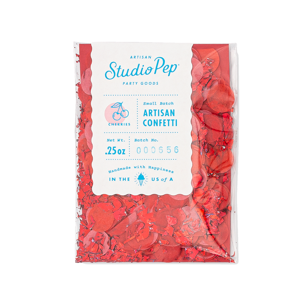 Cherry Red Artisan Confetti