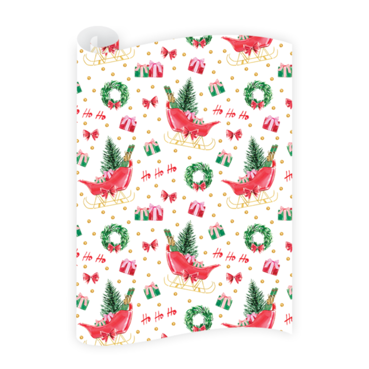 Toast East Coast Sleigh Wrapping Sheets