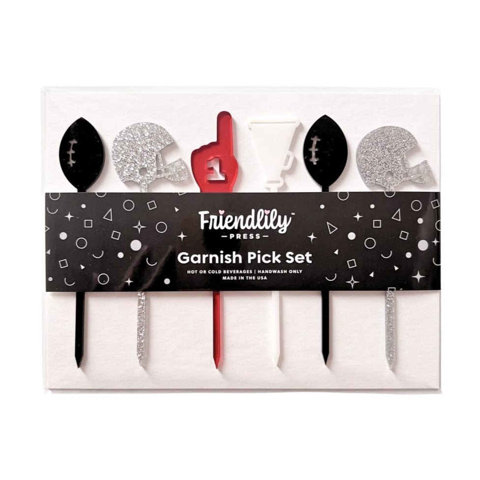 Friendlily Press Party Troy Custom Garnish Pick Set