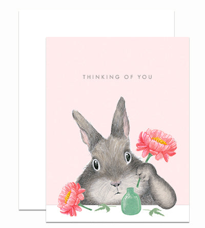 Dear Hancock Thinking of You Bunny Card