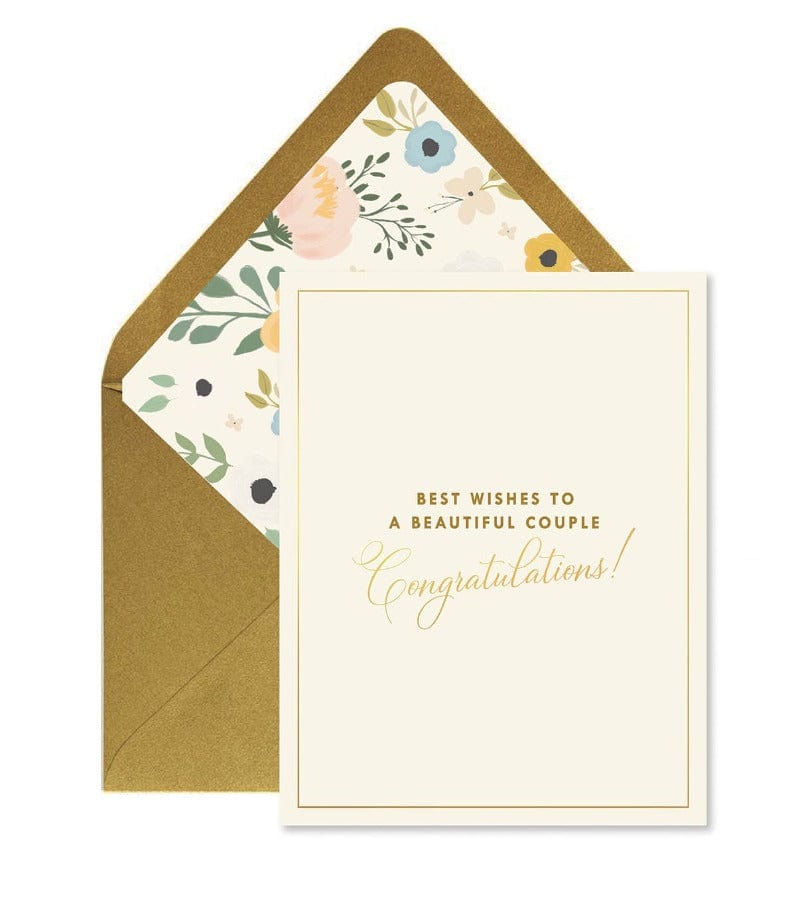 Ginger P. Designs Greeting Cards Beautiful Couple Wedding Card