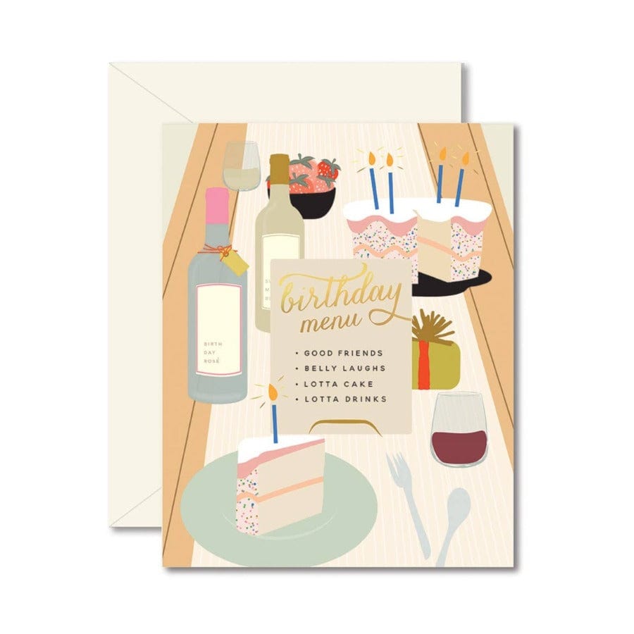 Ginger P. Designs Greeting Cards Birthday Tablescape Card