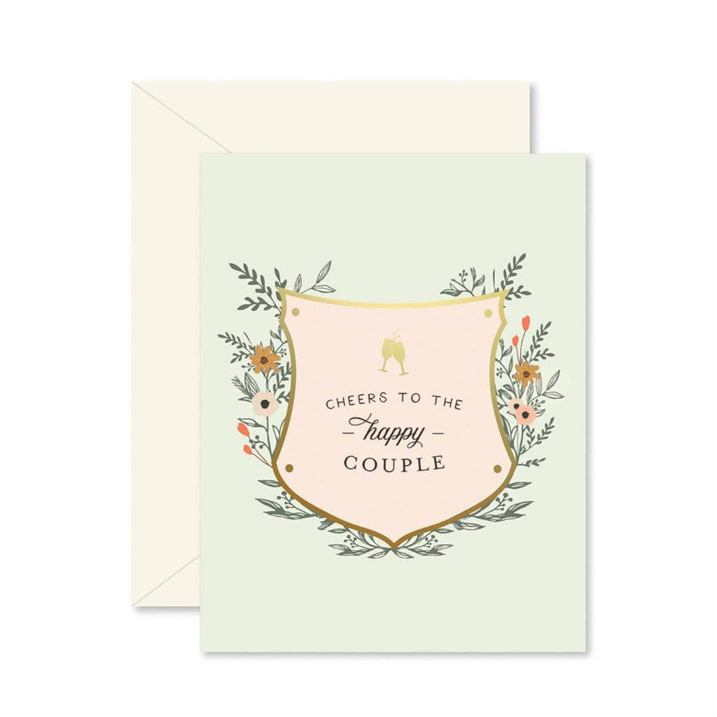 Ginger P. Designs Greeting Cards Cheers to the Happy Couple Card