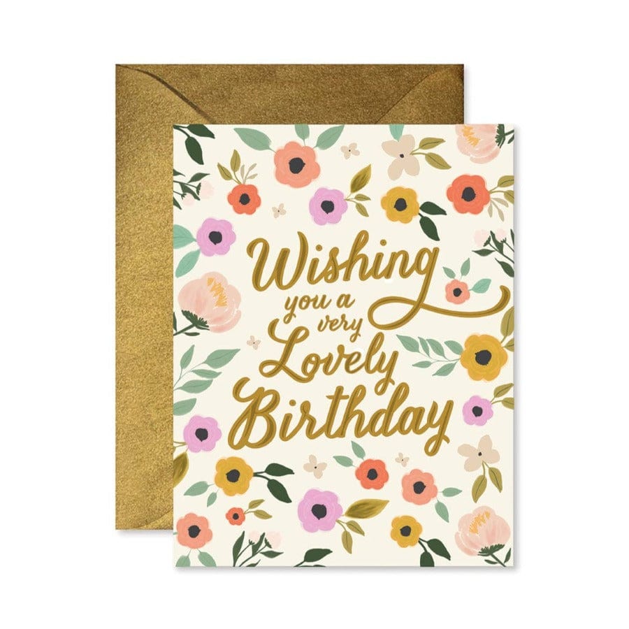 Ginger P. Designs Greeting Cards Lovely Birthday Greeting Card