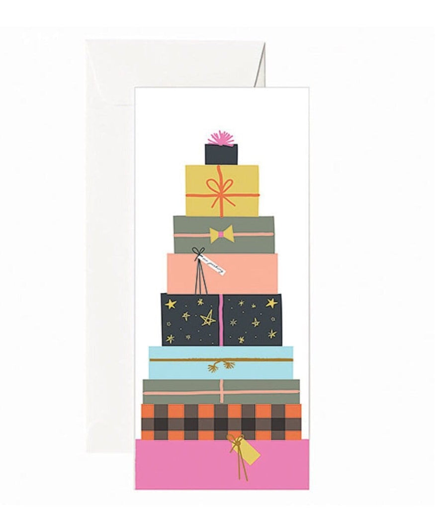 Ginger P. Christmas Presents Stack Card