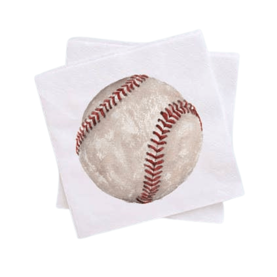 Grace Langdon Art Party Baseball Cocktail Napkins