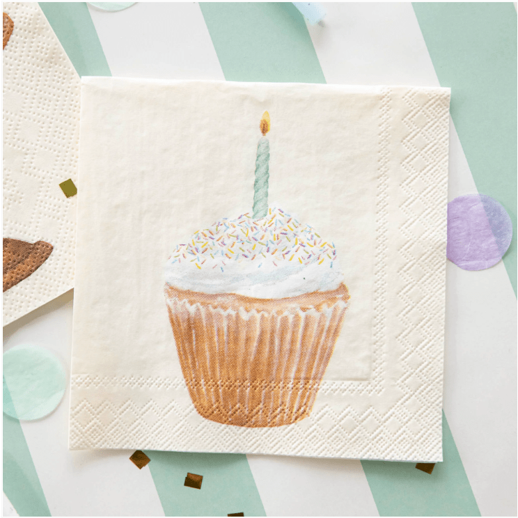 Hester & Cook Party Birthday Cupcake Napkin