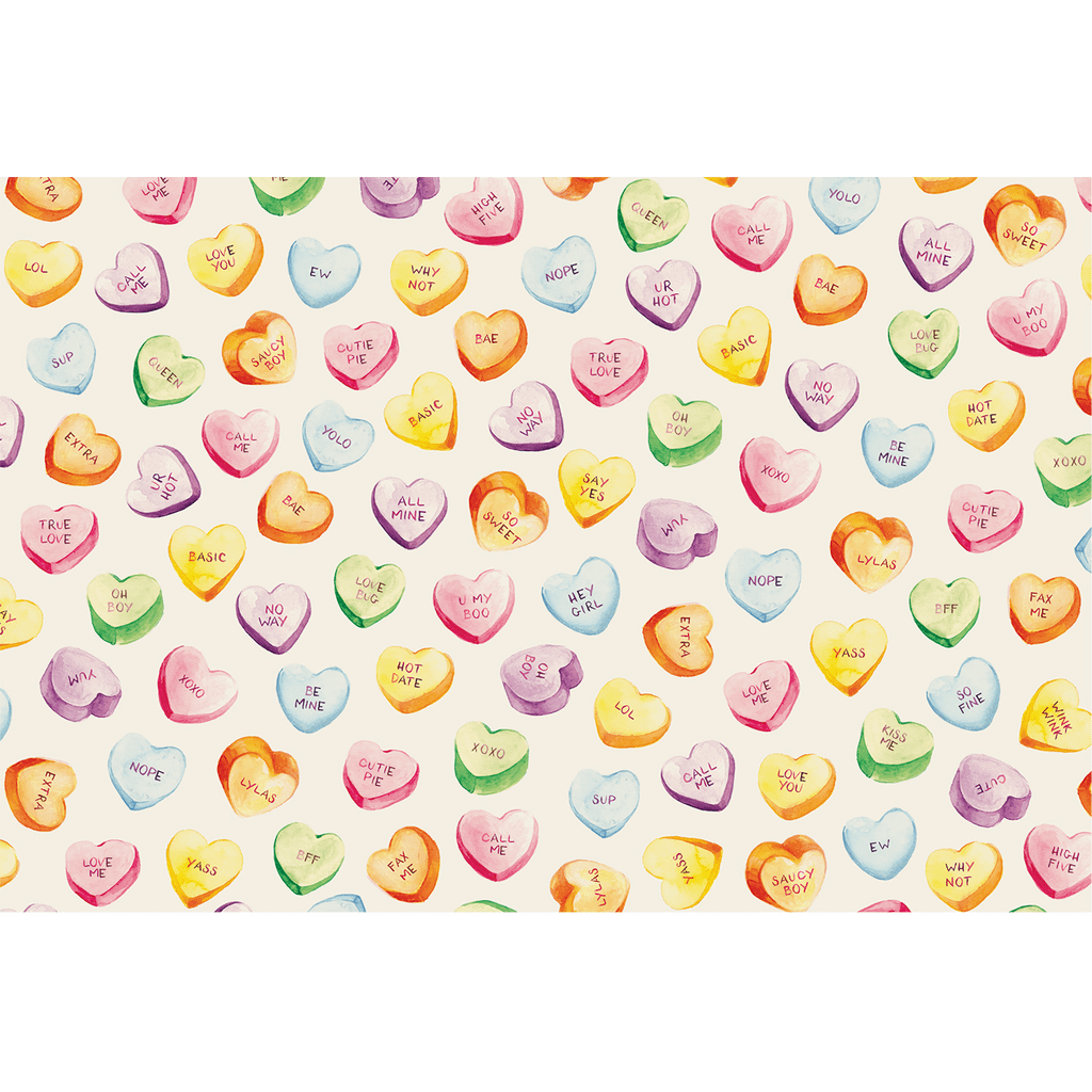 Hester & Cook Valentine Conversation Heart Placemats