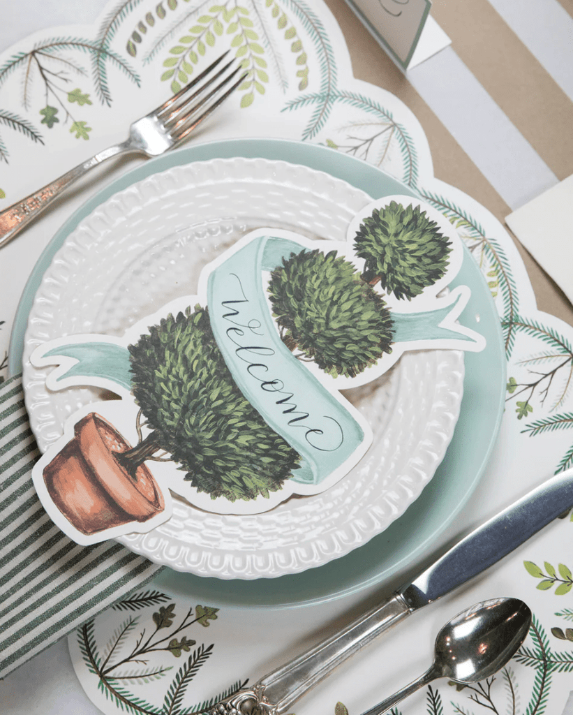 Hester & Cook Party Scallop Seedlings Placemats