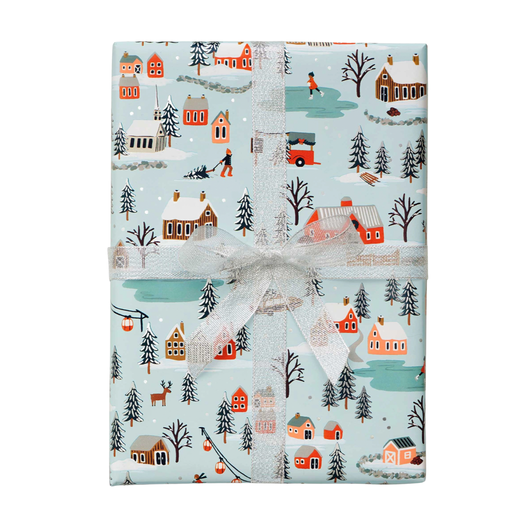 Gingerbread Village Jumbo Roll Wrapping Paper