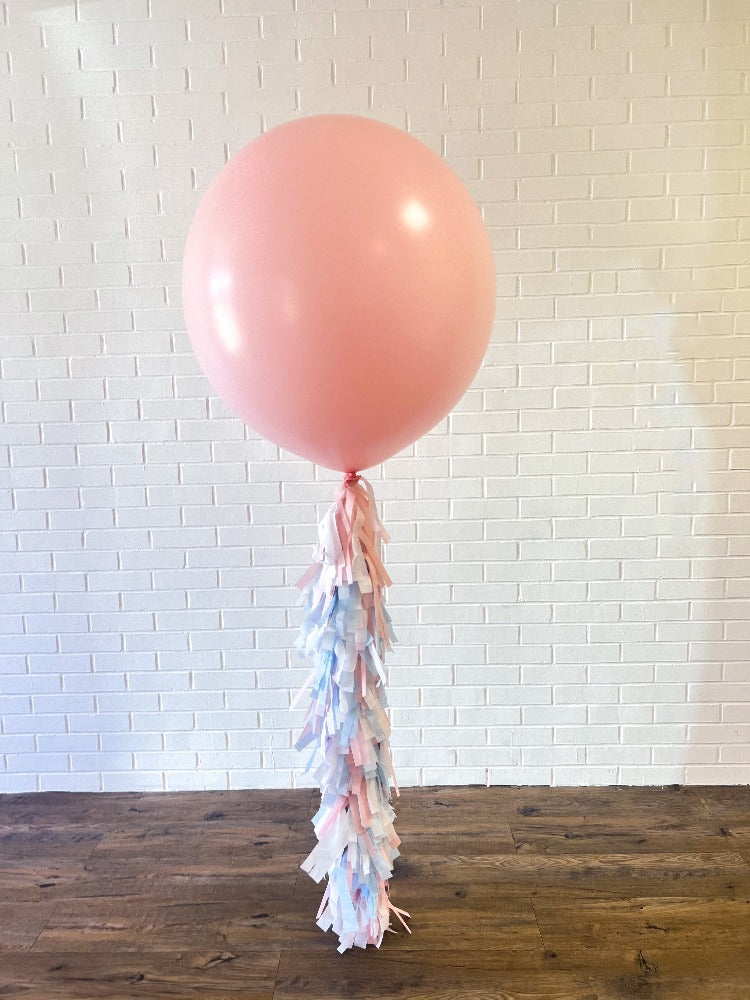 36 Inch Jumbo Balloon With Custom Tissue Paper Tassel 
