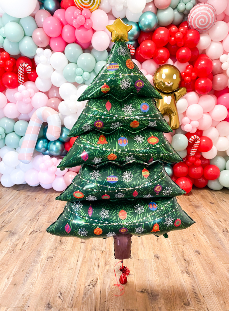 Glitter Christmas Tree Balloon