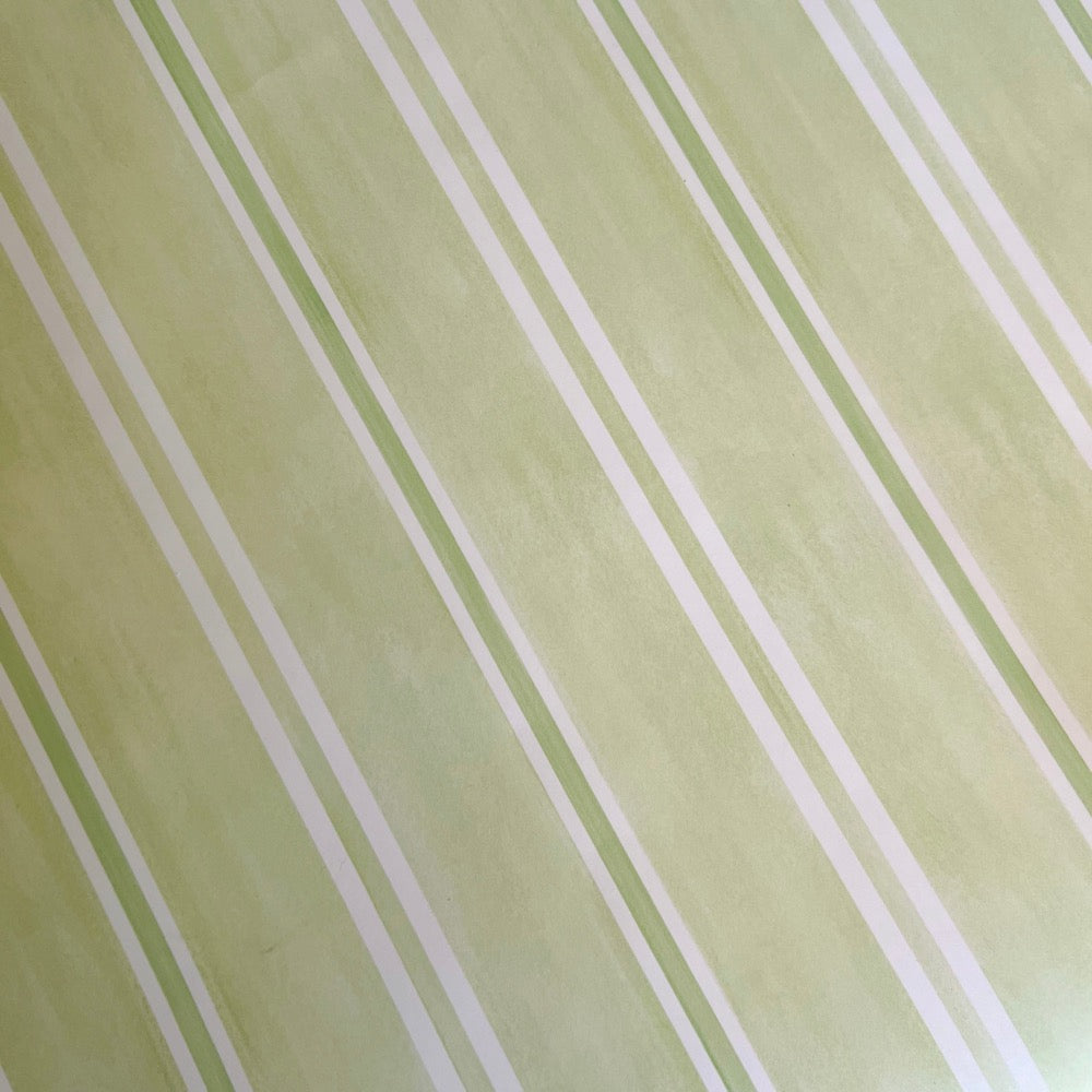 Celadon Stripe Table Runner