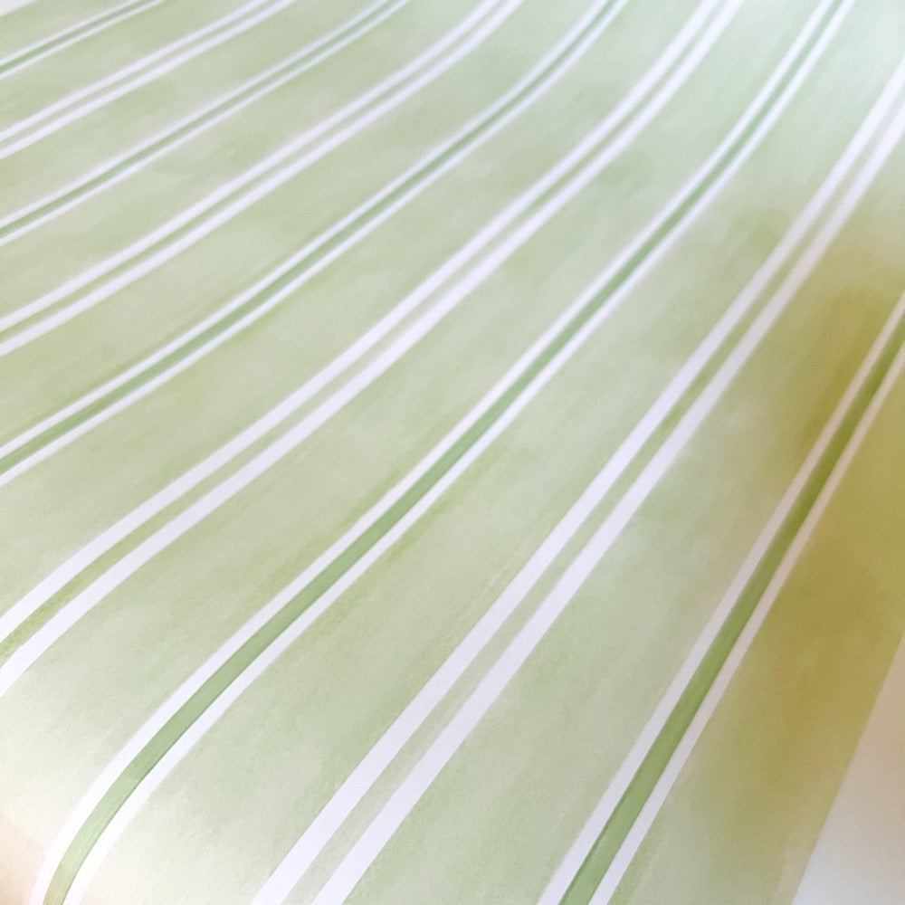 Celadon Stripe Table Runner