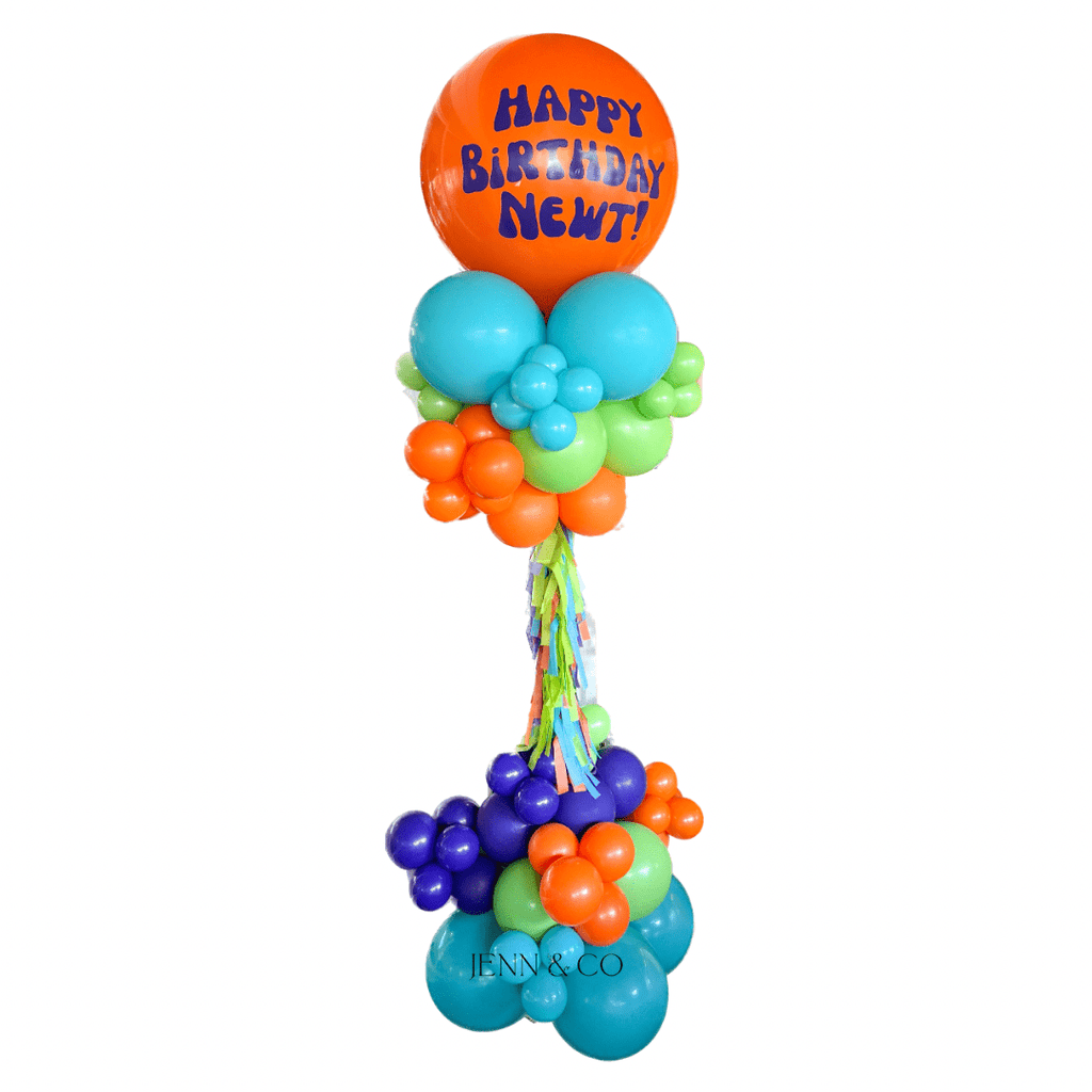 Jenn & Co. Balloons Crazy Tower w Vinyl Crazy Balloon Tower (indoor or outdoor)