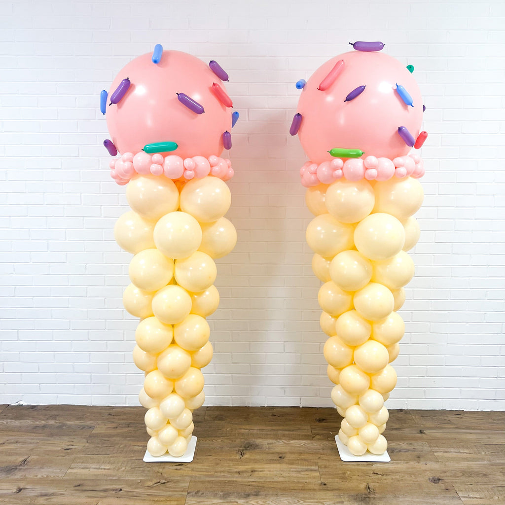 Jenn & Co. Balloons Ice Cream Balloon Column