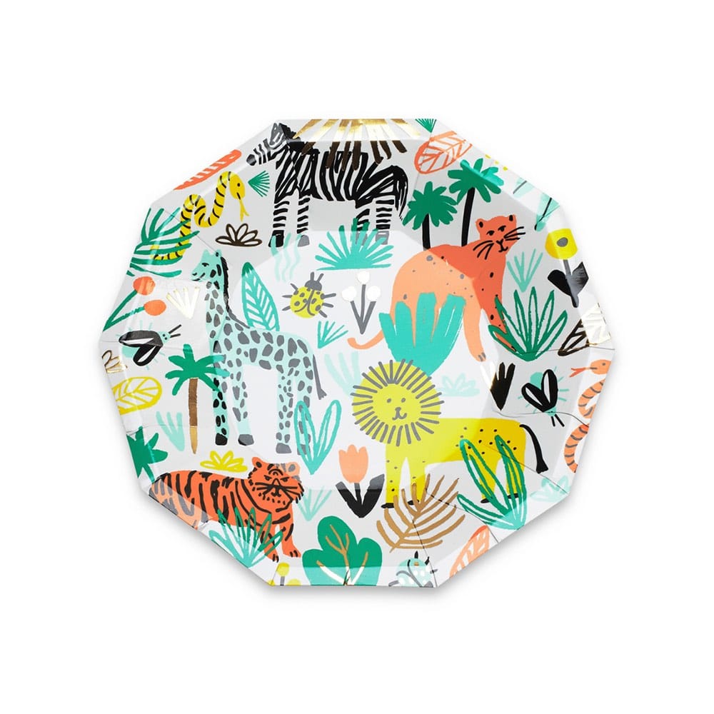 Jollity Party Into the Wild Plates - Small