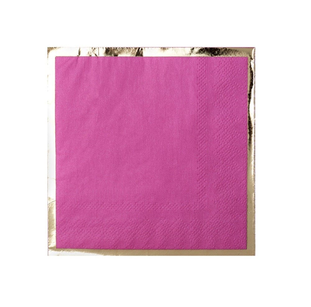 Jollity Party Posh Pink Beverage Napkins