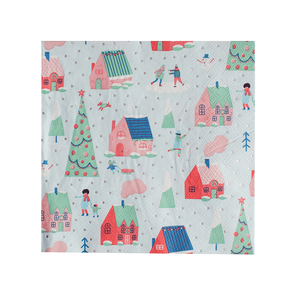 Jollity Christmas Snow Day Napkins