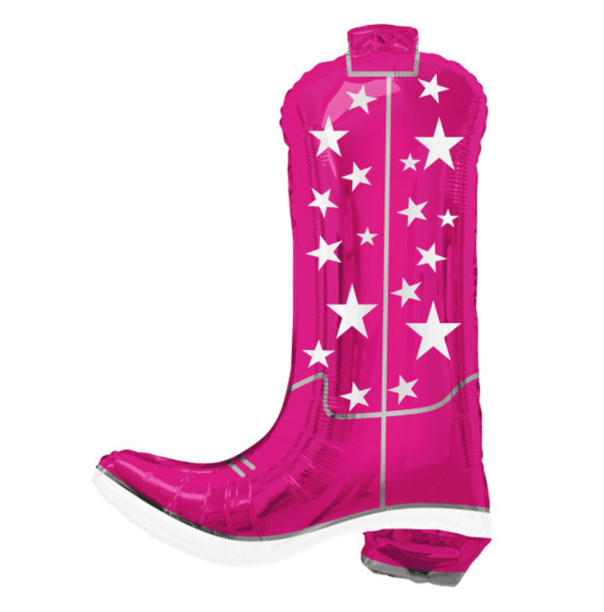 LaRock Balloons Cowgirl Boot Balloon