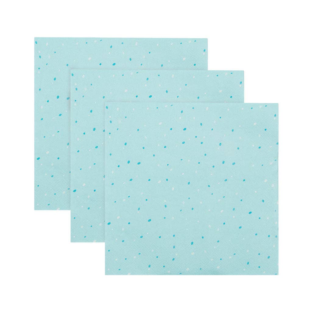 Loop by Frankie Party Arctic Blue Napkins