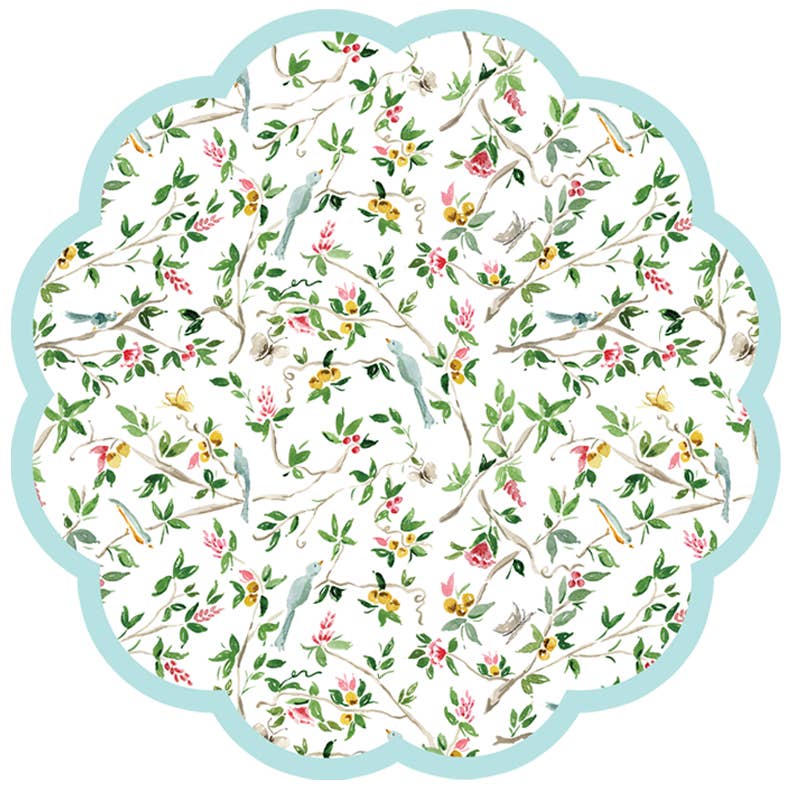 Lucy Grymes Designs Lila x Camilla Moss Paper Placemats