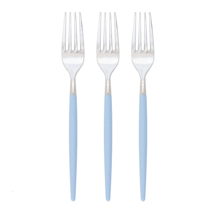 Luxe Party Party Chic Blue Silver Forks