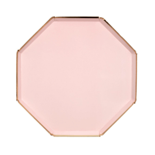 Meri Meri Party Dusty Pink Plate Large