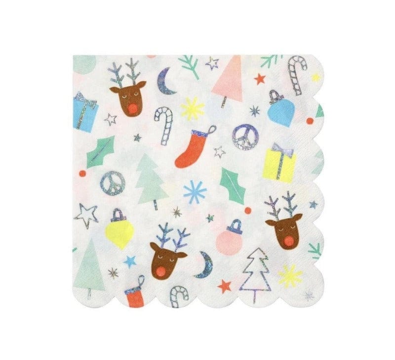 Meri Meri Christmas Festive Fun Large Napkins