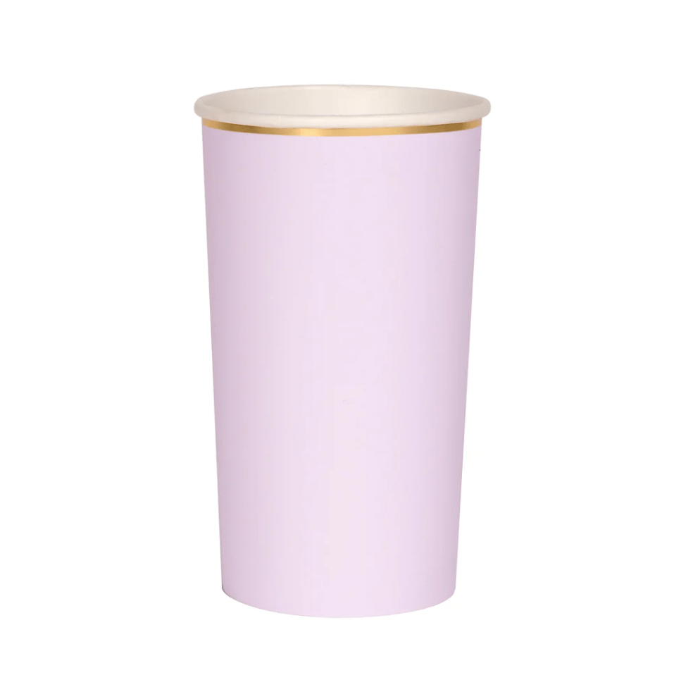 Meri Meri Party Lilac Highball Cups