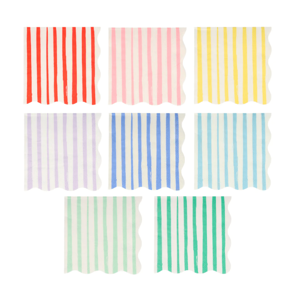 Meri Meri Party Mixed Stripe Small Napkin