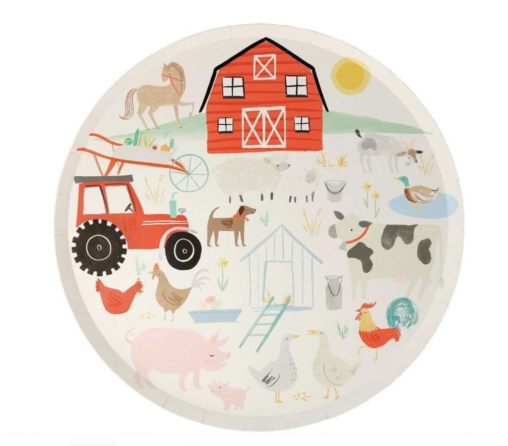 Meri Meri Party On the Farm Dinner Plates