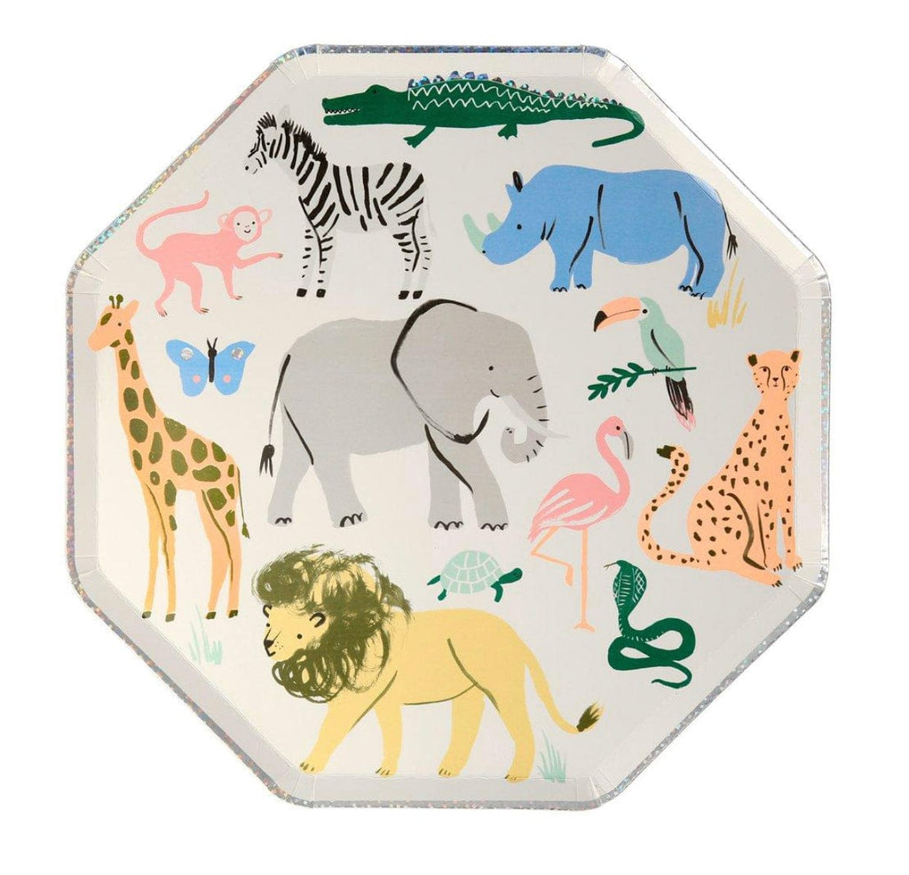 Meri Meri Party Safari Animal Dinner Plates