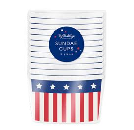 My Mind’s Eye Party Stars and Stripes Ice Cream Bowls